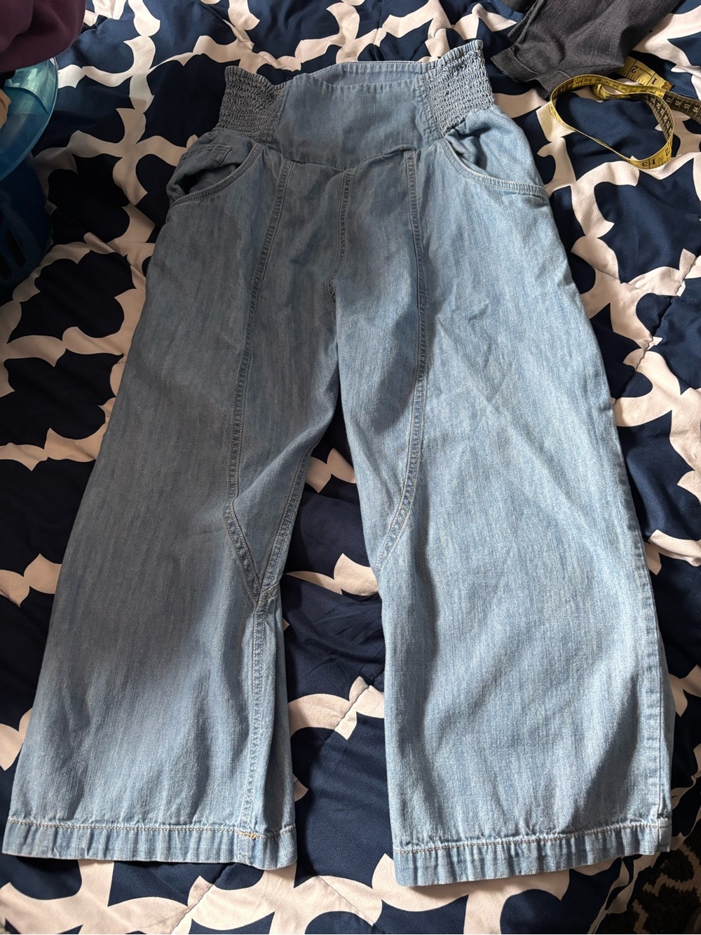 We The Free Lunan Crop Harem Jeans
